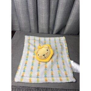 Cribmates Lion Lovey Security Baby Blanket Baby Toy 11 Inch Yellow White